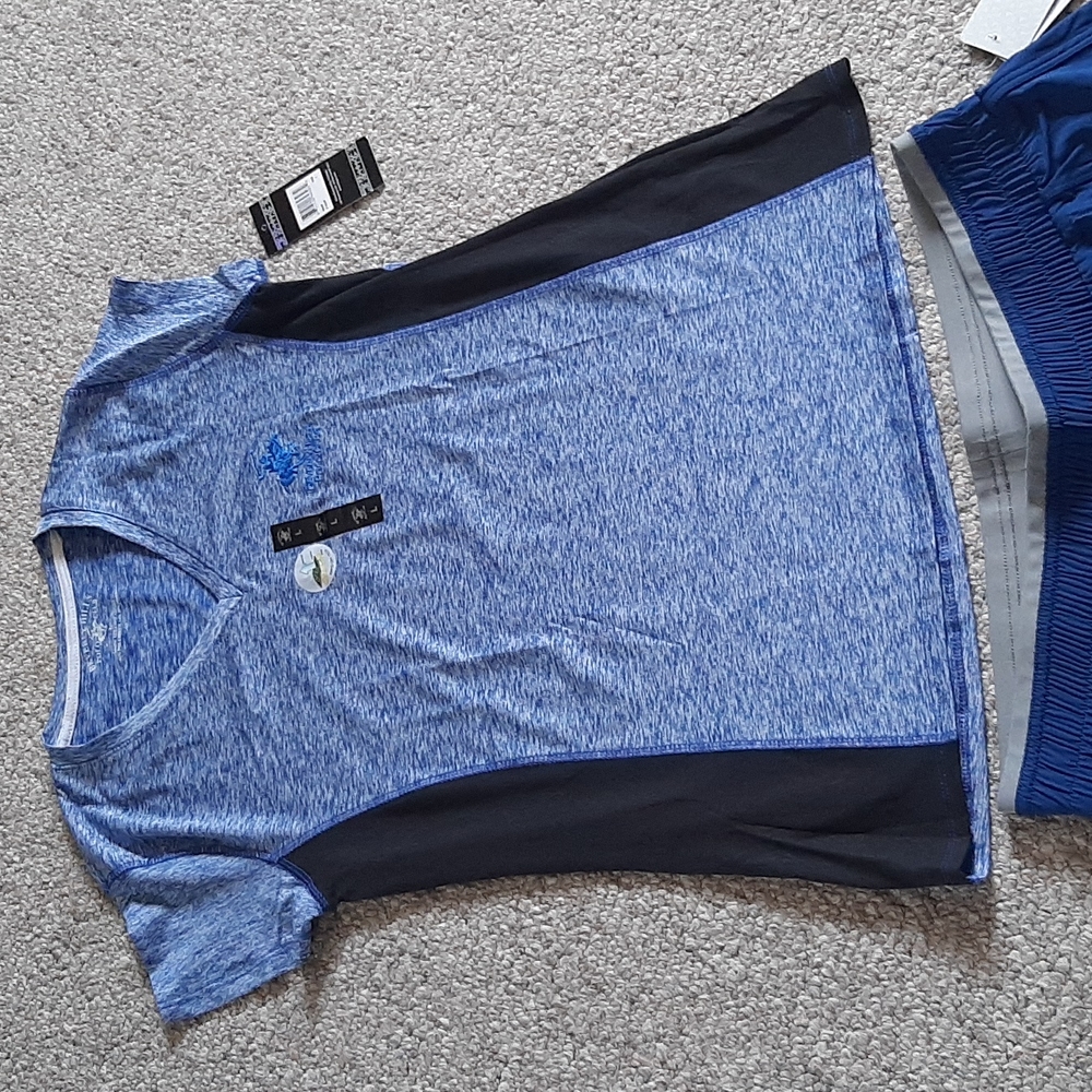 New Active Top And Running Short Set. - image 2